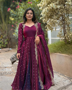 This Exquisite  Georgette anarkali  (RRRD30)