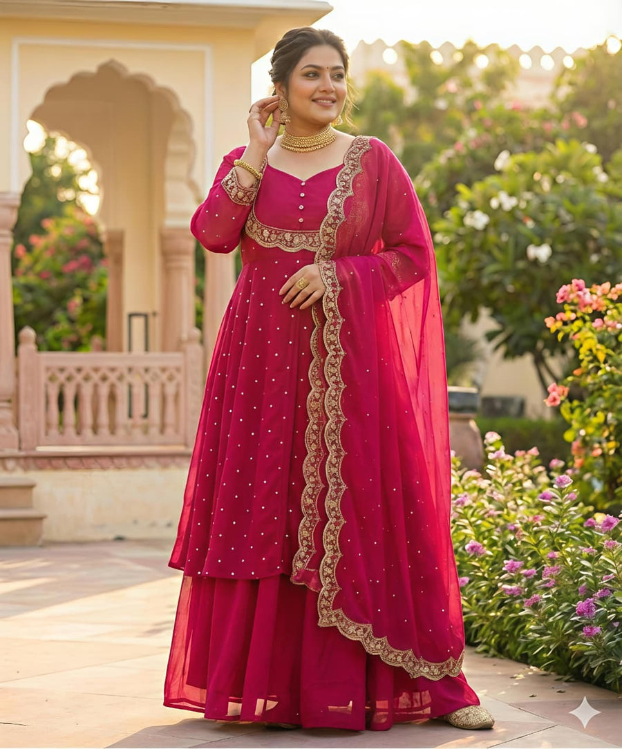 Tradition Meets Modern Grace in This Stunning Ethnic Ensemble (RRRD31)