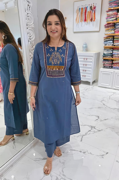 Classic Ethnic Printed Kurta Set with Dupatta for Daily & Festive Wear(RD30)