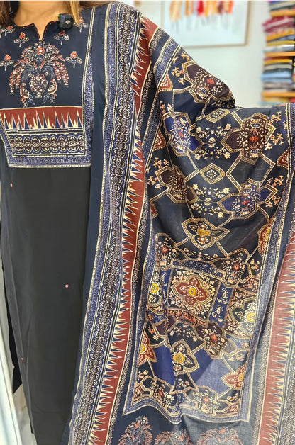 Classic Ethnic Printed Kurta Set with Dupatta for Daily & Festive Wear(RD30)