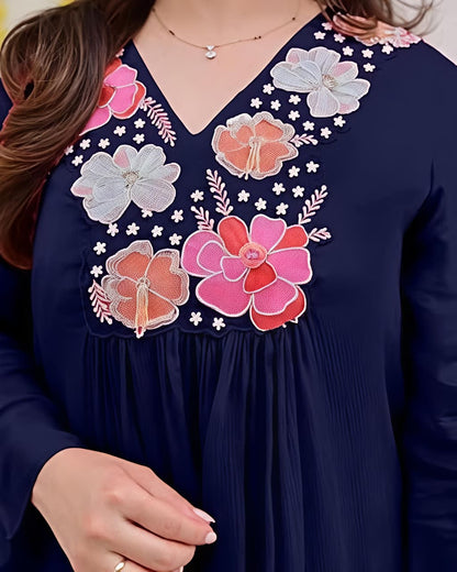 beautiful embroidery Fully Stitched Ready To Wear💃(SWSK55)