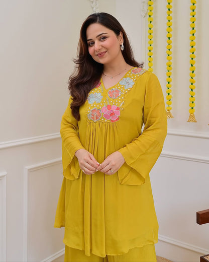 beautiful embroidery Fully Stitched Ready To Wear💃(SWSK55)