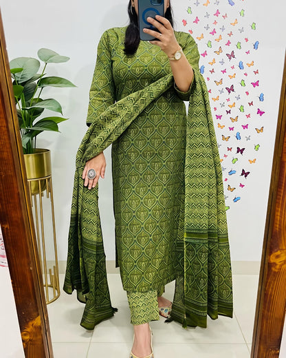 💃 Beautiful Floral Printed Cotton Kurti(SWSK54)