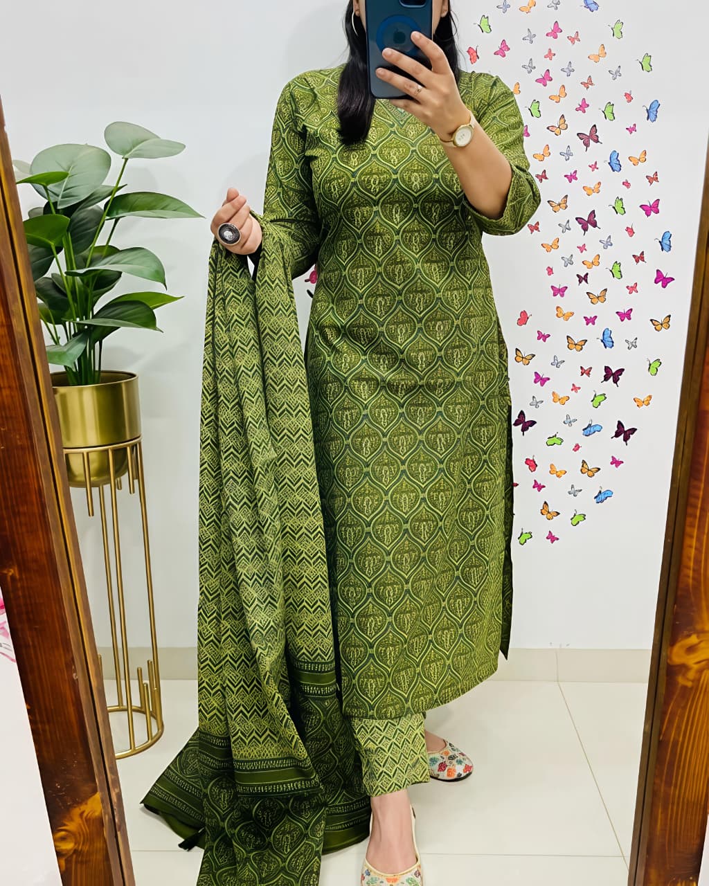 💃 Beautiful Floral Printed Cotton Kurti(SWSK54)