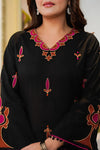 🌹🌹 fine Cotton fabric with beautiful embroidery on neck, sleeves, Kurti with embroidered plazo with both side pockets on pant (SWSK56)