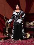 💕💕Adorn Yourself in Festive Elegance with this Stunning Maroon Floral Coord Set🌸🌸(RRRD37)