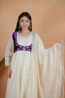 🥰 NEW LAUNCHING  3 PIECE  SUIT SET WITH BEAUTIFUL YOKE💖  NEW HEAVY DESIGNER  EMBROIDERY WORK SUIT SET(RRRD38)