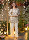 Featuring beautiful Heavy Suit Set which is beautifully decorated  Embroidery 🪡 . It is paired with matching Trouser Pair.(RRR43)