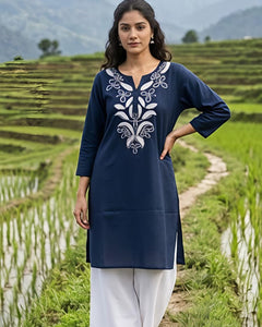 Step into effortless grace with our classic black cotton co-ord set.(SWSK63)