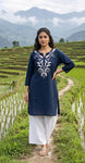 Step into effortless grace with our classic black cotton co-ord set.(SWSK63)