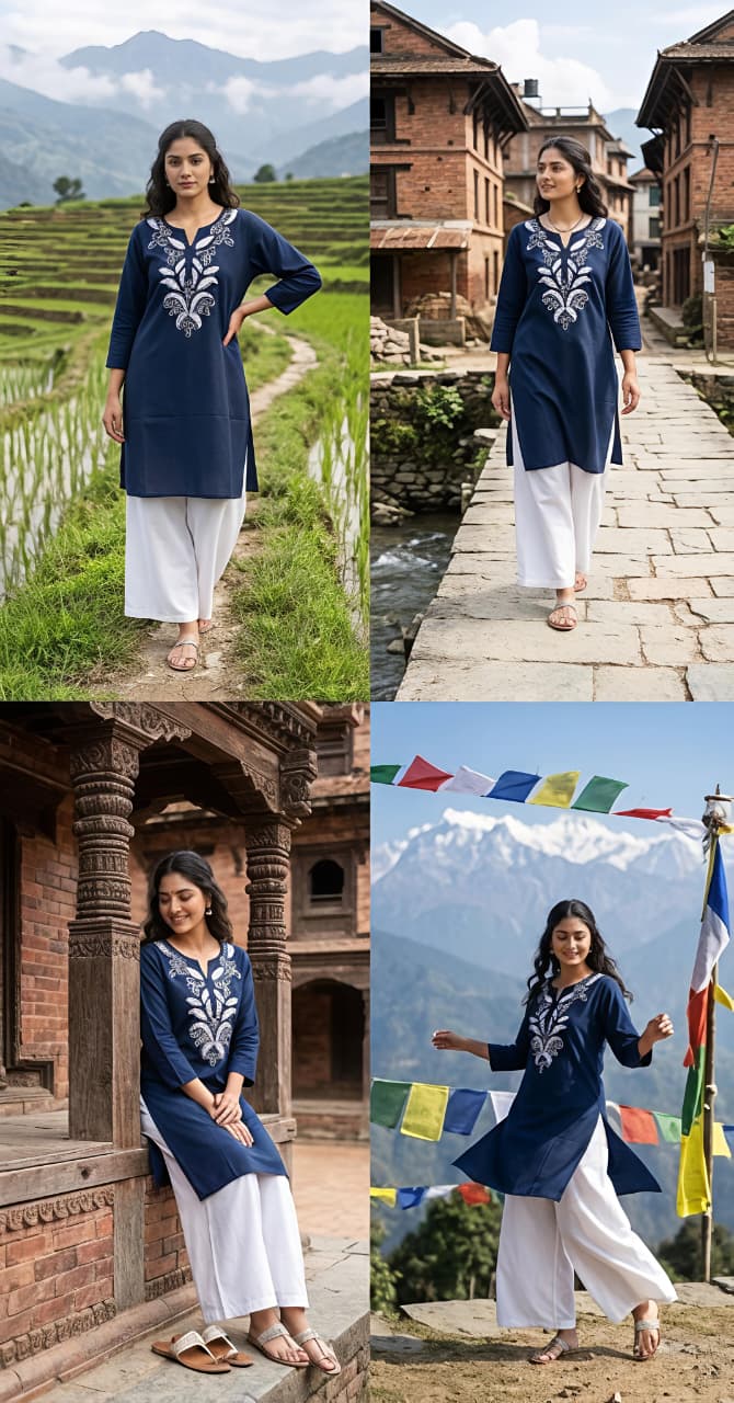 Step into effortless grace with our classic black cotton co-ord set.(SWSK63)