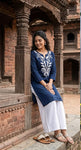 Step into effortless grace with our classic black cotton co-ord set.(SWSK63)