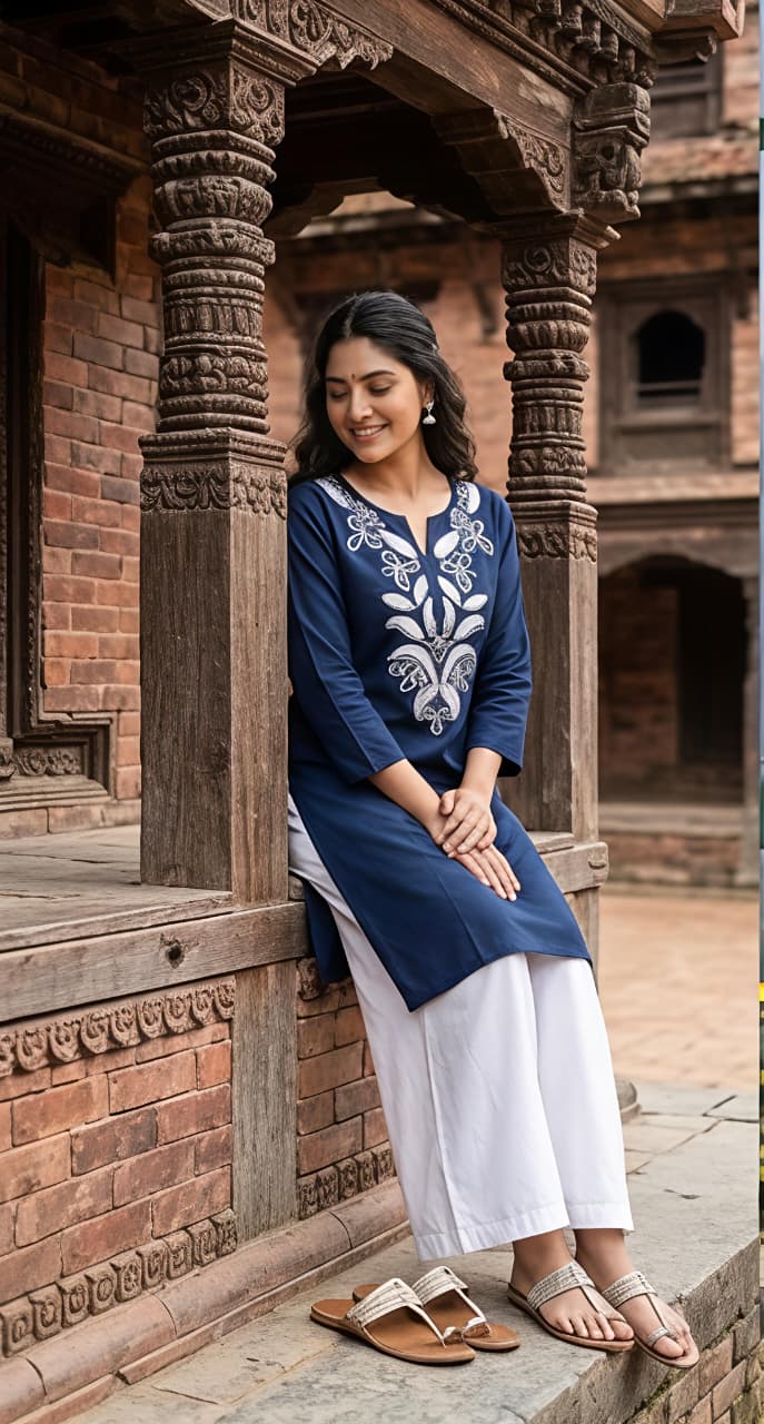 Step into effortless grace with our classic black cotton co-ord set.(SWSK63)