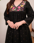 For a Festive gathering, you'll can opt for our  Mahroon Black simple  suit(SWSK62)
