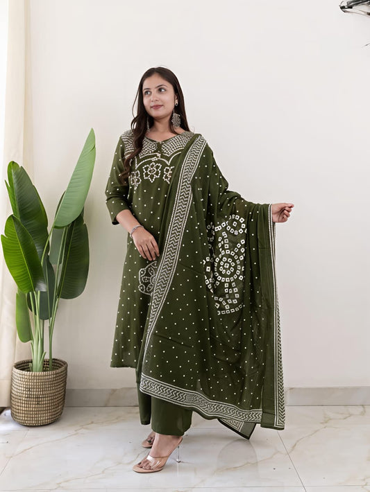 Kurta embroidery work  with Designer sleeves(RD46)