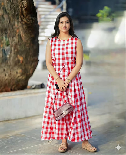 Pure love, pure cotton - this cotton skirt set is breezy(RD46)