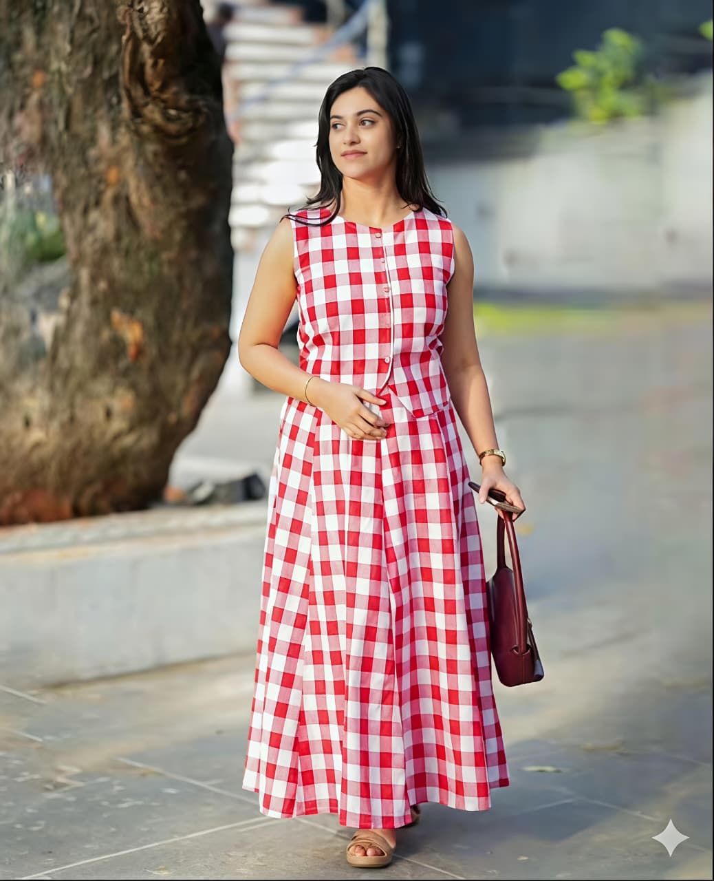 Pure love, pure cotton - this cotton skirt set is breezy(RD46)