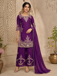 NEW HEAVY DESIGNER PLAZZO SET(RRRD46)
