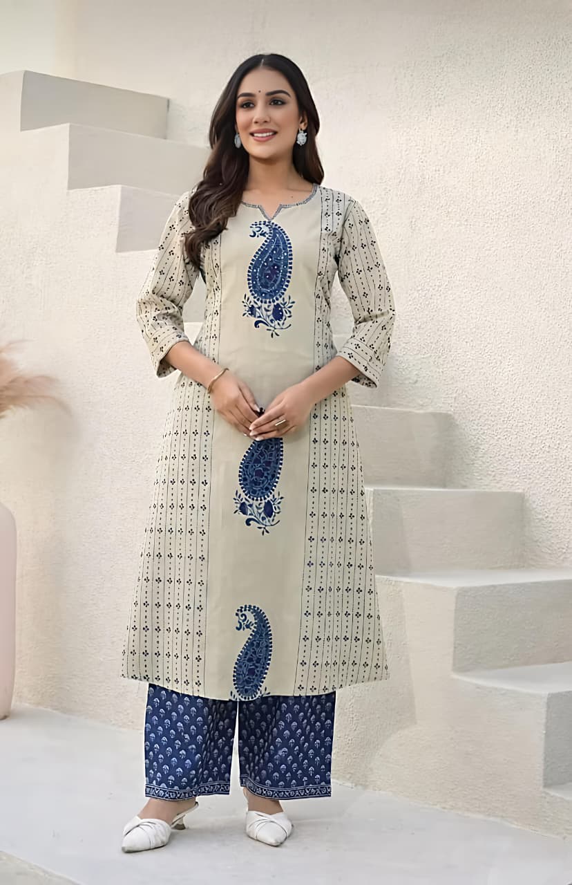Premium cotton straight kurti dress (RD48)