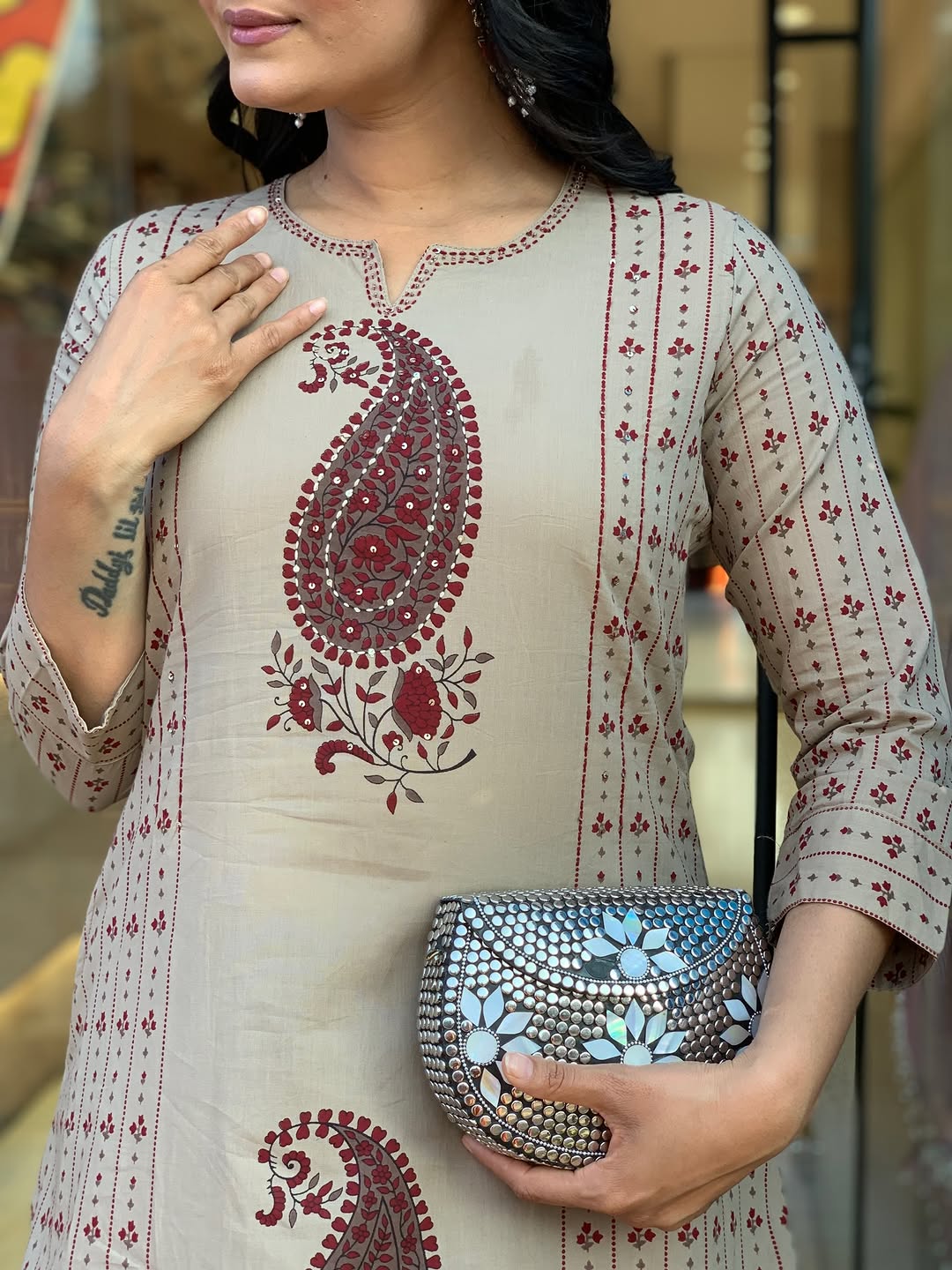 Premium cotton straight kurti dress (RD48)