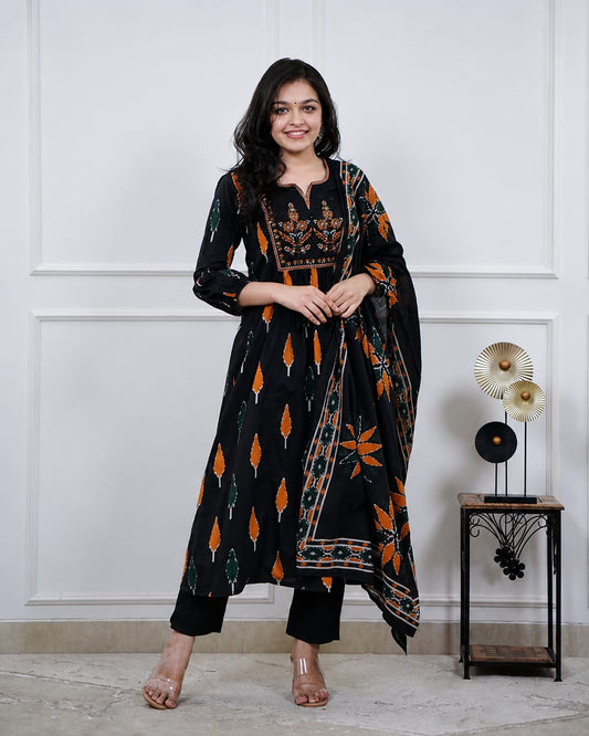 Cotton anarkali dress  🪡🪡🪡🪡(RD49)