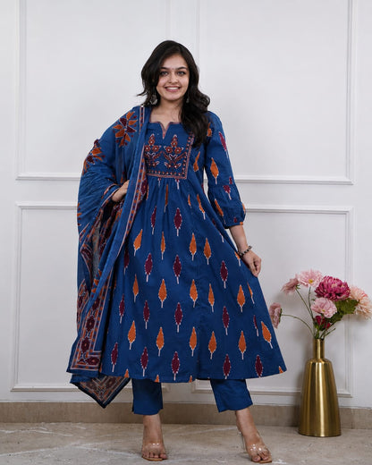 Cotton anarkali dress  🪡🪡🪡🪡(RD49)