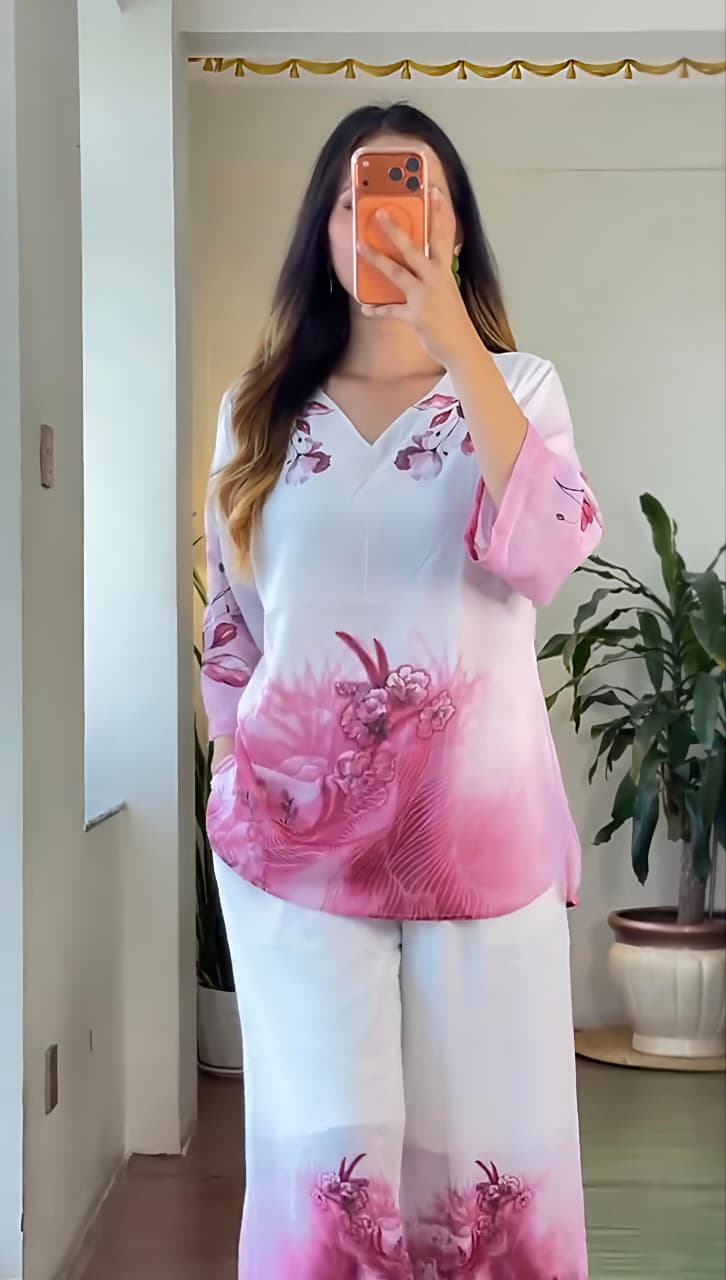 Premium Tie & Dye Cotton Co-ord Set (RD56)