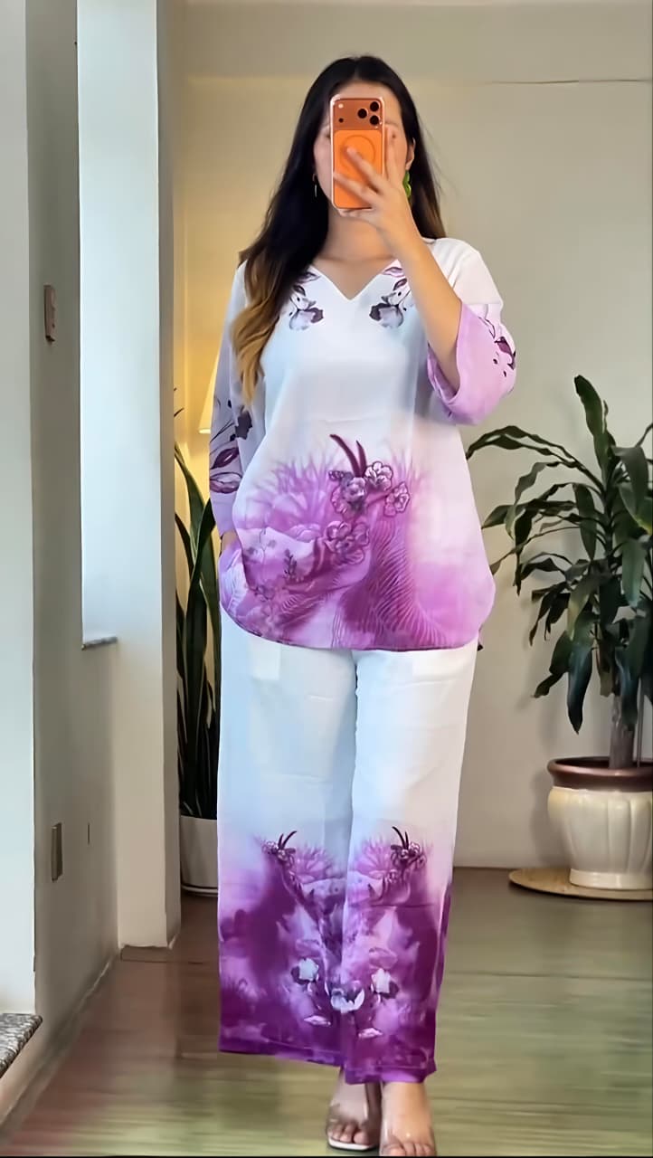 Premium Tie & Dye Cotton Co-ord Set (RD56)