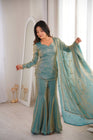Royal Elegance Embellished Sharara Set (RRRD47)