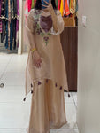 Floral Handwork Organza Co-ord Set for Women (RRRD48)