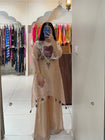 Floral Handwork Organza Co-ord Set for Women (RRRD48)