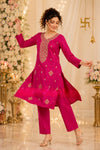 Designer Gold Work Kurta Pant Set for Women (RRRD50)