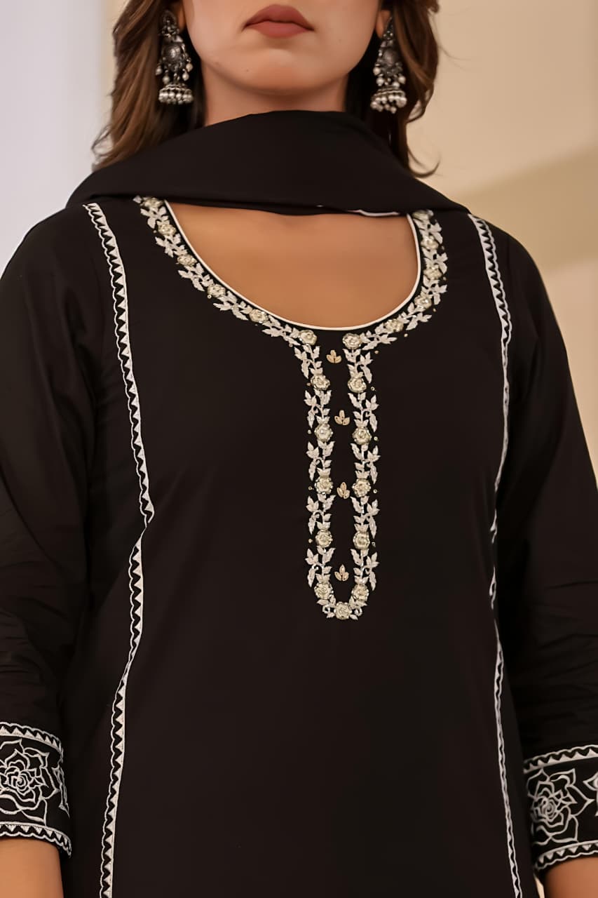 Meher Grace Three-Piece Suit Set (SWSK67)