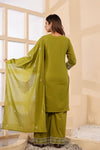 Meher Grace Three-Piece Suit Set (SWSK67)