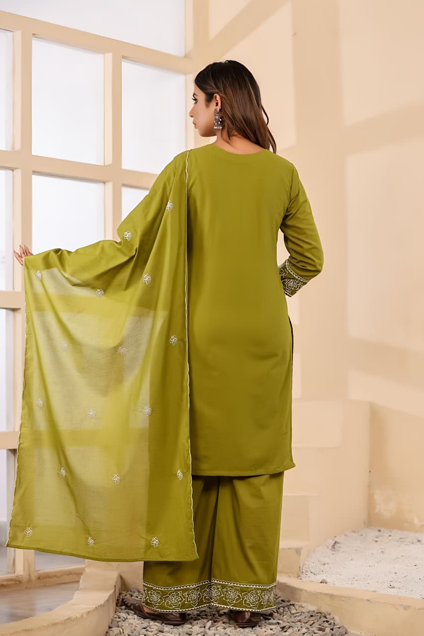 Meher Grace Three-Piece Suit Set (SWSK67)