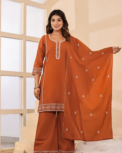 Meher Grace Three-Piece Suit Set (SWSK67)