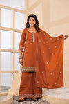 Meher Grace Three-Piece Suit Set (SWSK67)