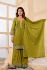 Meher Grace Three-Piece Suit Set (SWSK67)