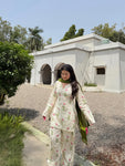 Rosette Floral Kurta Palazzo Dupatta Set (RD61)