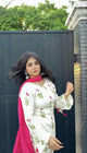 Rosette Floral Kurta Palazzo Dupatta Set (RD61)