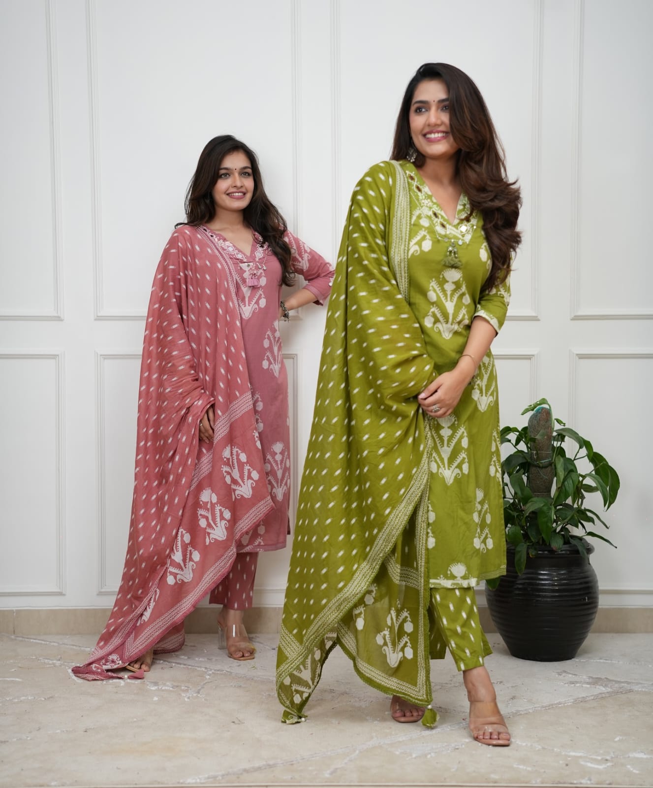 Meher Printed Cotton Suit Set with Dupatta (RD65)