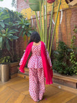 White & Pink Ethnic Suit Set (RS01)