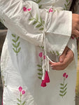 Women's Premium Cotton Farsi Salwar Suit Set with Floral Print & Dupatta (RS02)