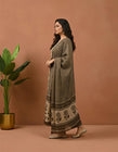 Beige & Brown Ethnic Suit Set (RS03)
