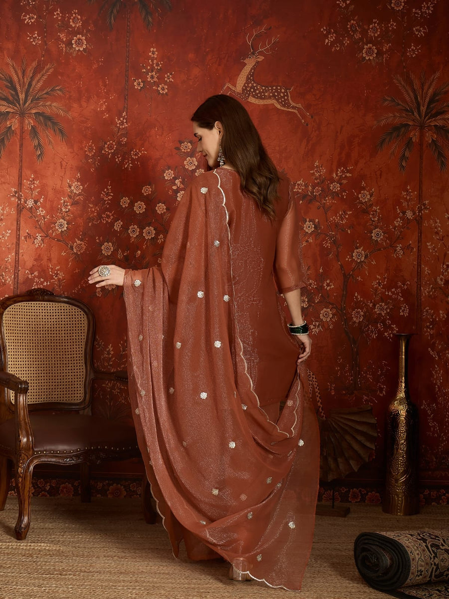 ✨ Premium Embroidered Sharara Set ✨ (RRRD60)