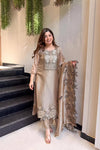 DESIGNER EMBROIDERED CUT WORKED SUIT* ⁠(RD72)