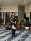 Embroidered Cotton Flex Co-Ord Set for Women (SWSK71)