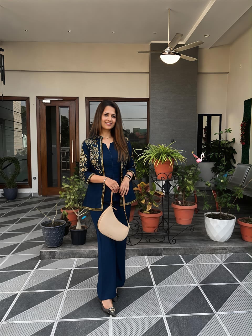 Embroidered Cotton Flex Co-Ord Set for Women (RS04)