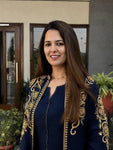 Embroidered Cotton Flex Co-Ord Set for Women (SWSK71)