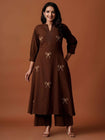 Bow Embroidered Cotton Dress (CJ05)